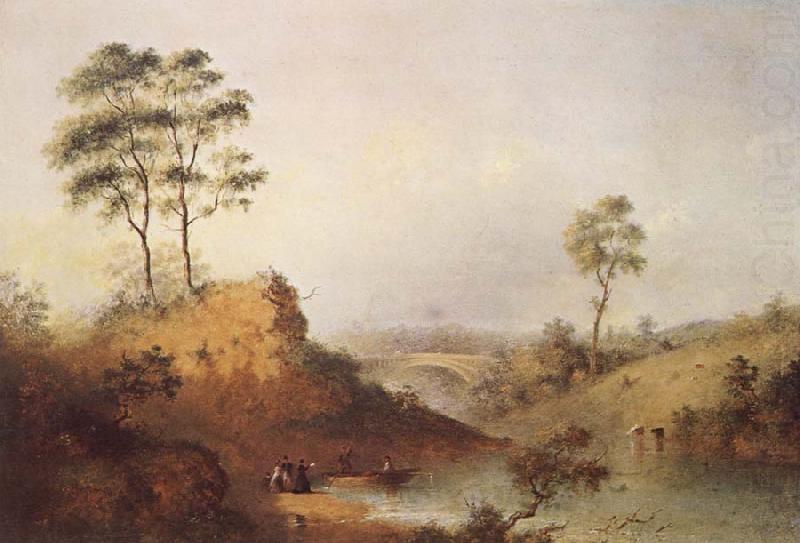 Henry Burn Studley Park Bridge over the Yarra china oil painting image